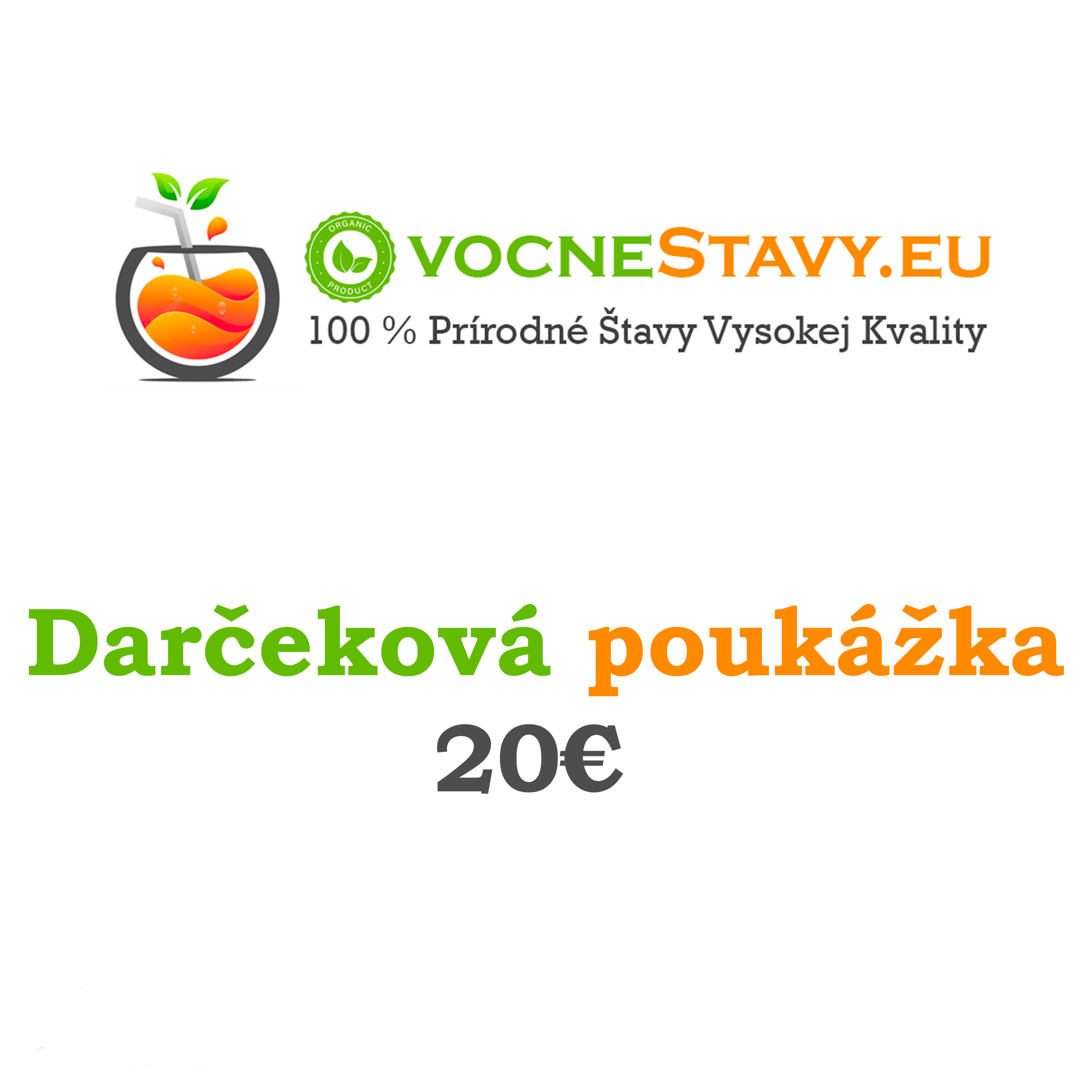 Darčeková poukážka 20€