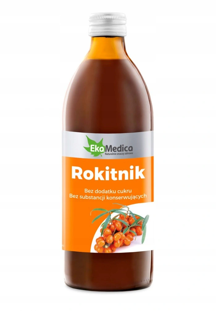 Rakytník 100% ŠŤAVA 500 ML, EkaMedica