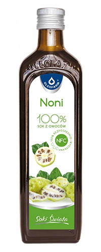 BIO Šťava z noni, 100%, 490ml, Oleofarm