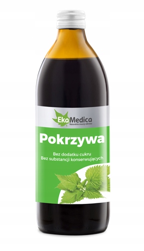 BIO žihľavová šťava 100%, 1 L, EkaMedica